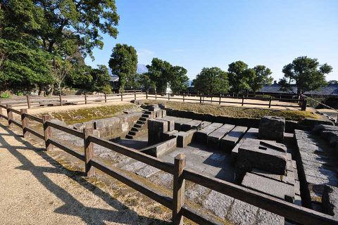 仙巌園 反射炉跡