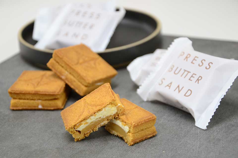 【PRESS BUTTER SAND】人気のバターサンドがアミュにて鹿児島初進出！