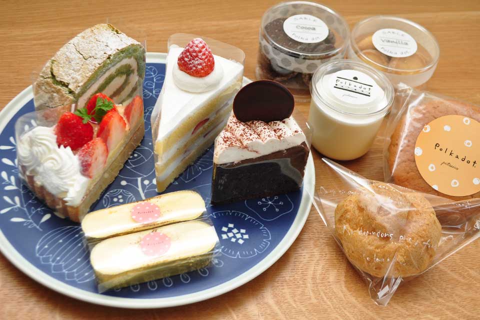 【Polka dot.】鹿屋のマチナカにあるケーキ屋さんで、可愛いアレンジチーズケーキを発見！