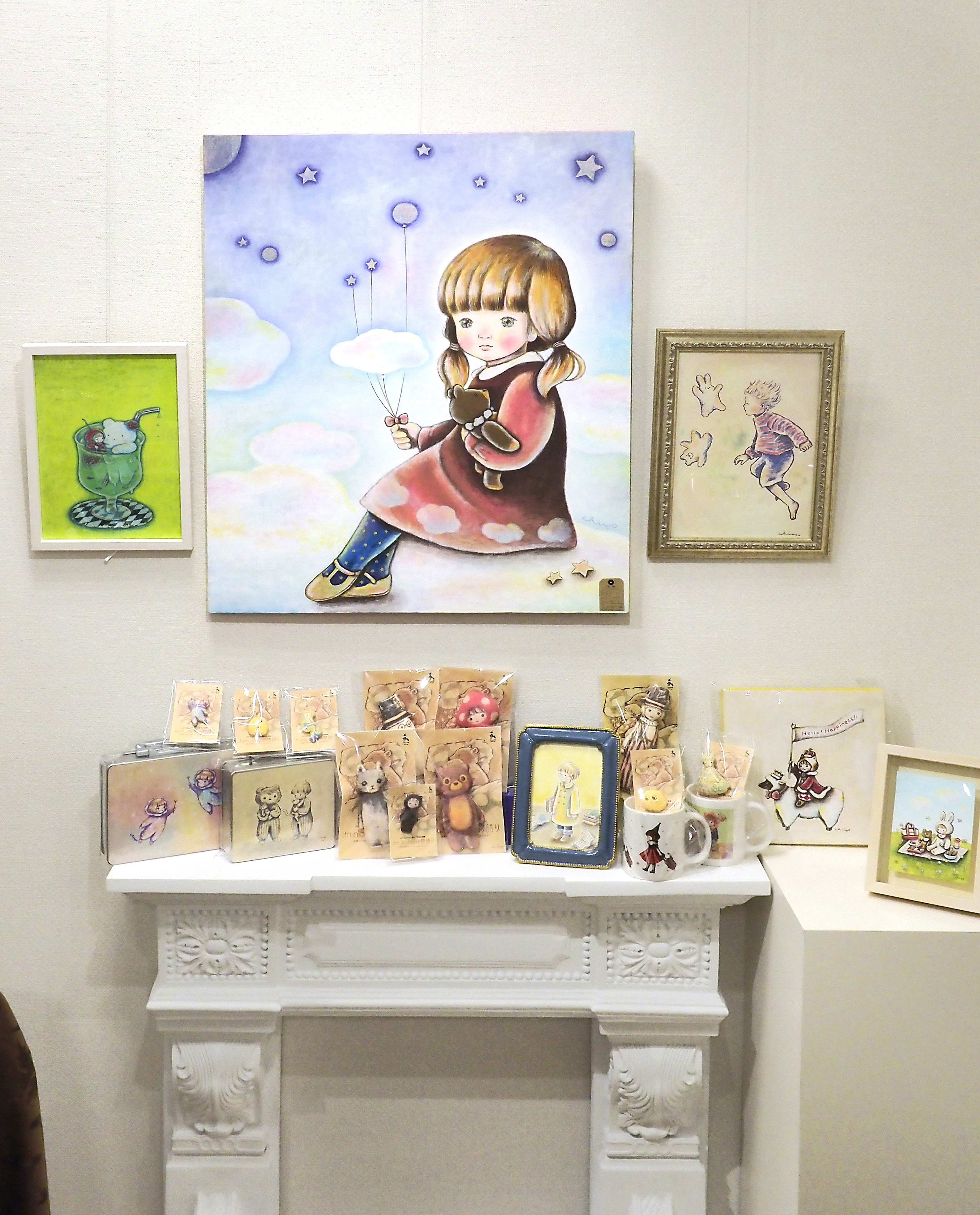 【鹿児島市】art space haru1周年企画展「:frunk: chiyo の物語〜世界中を旅するトランクケースの中の住人たち」
